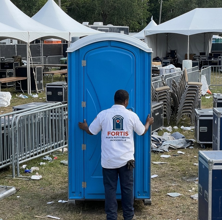 Porta Potty Rental Jacksonville - Work Site