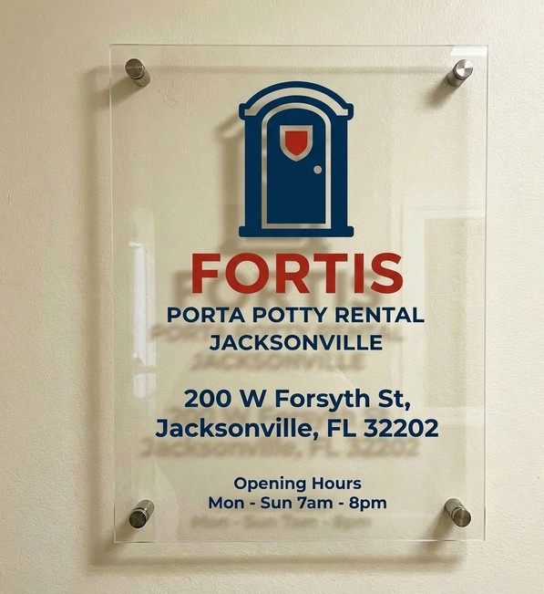 Fortis Porta Potty Rental Jacksonville Signage